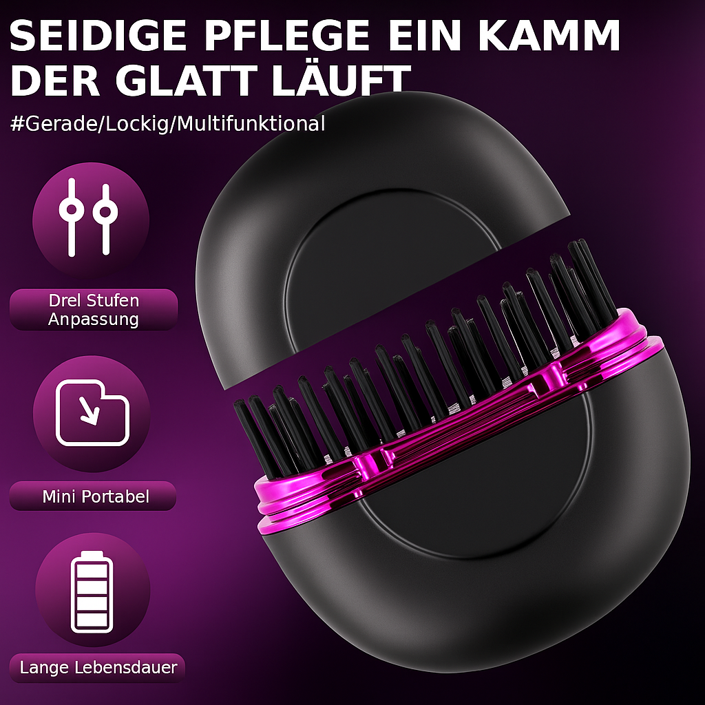 Tragbarer Mini-Haarglätter